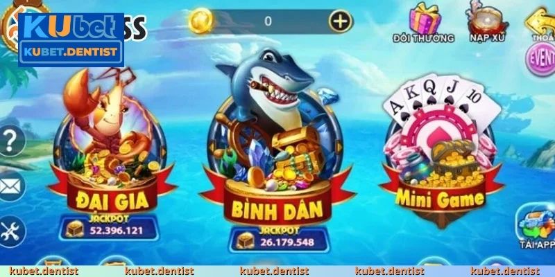 Khám phá kubet bắn cá – chinh phục đại dương thưởng lớn